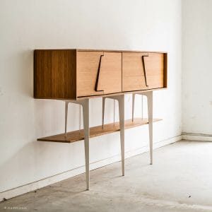 Neus custom made sideboard - wood and steel