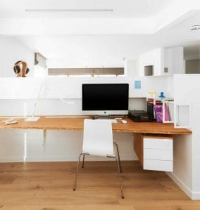 Office, custom-made, design, steel, solid wood