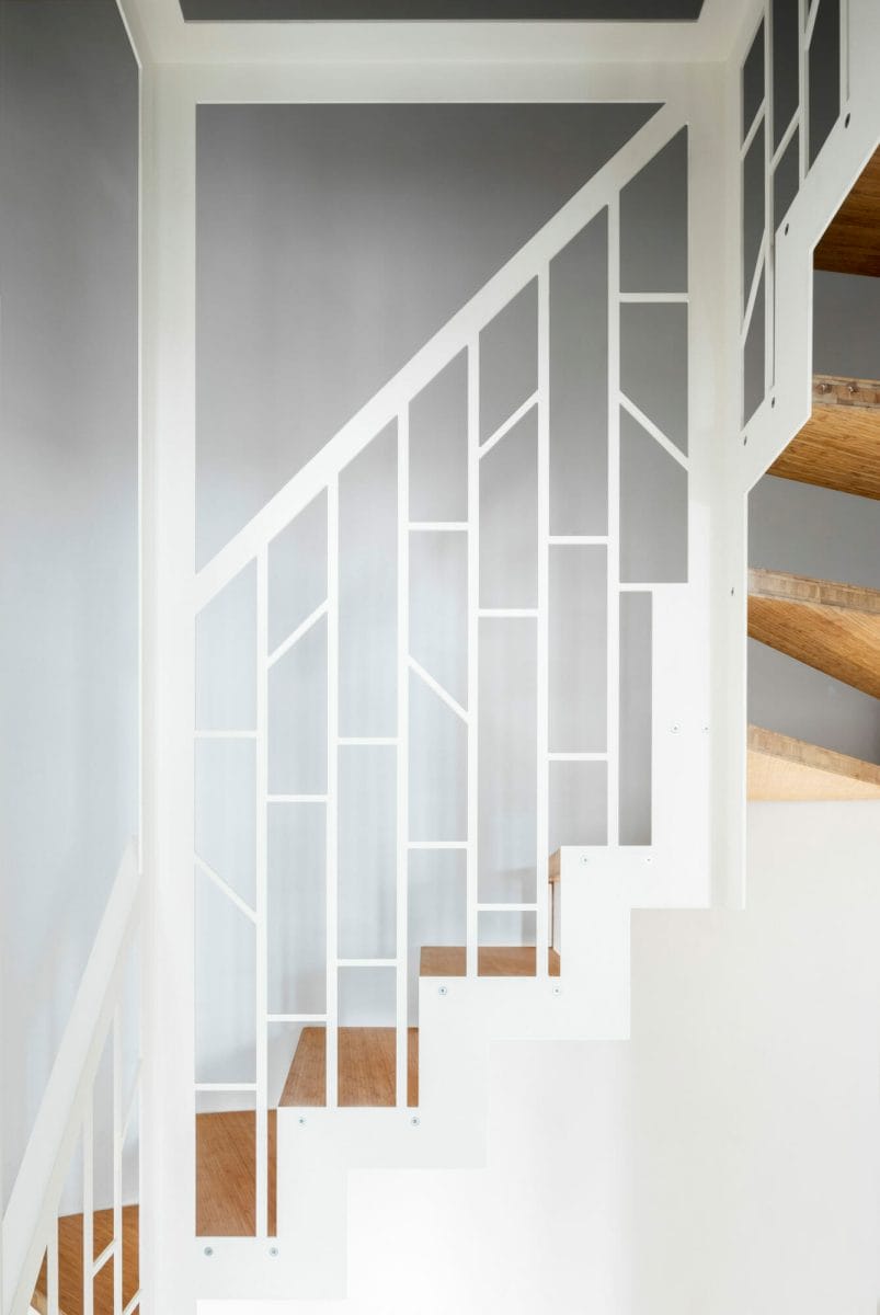 Stairs, railings, solid wood, steel, metal, custom-made, design